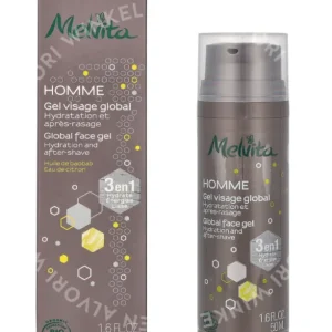 Melvita Homme Global Face Gel 50ml  fles en verpakking