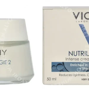 Vichy Nutrilogie 2 Intense Cream 50ml Very Dry Skin / Reduces Tightness