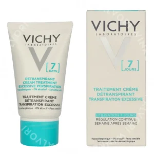 Vichy 7 Days Anti-Perspirant Cream Treatment 30ml Alcohol Free fles en verpakking