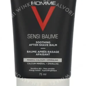 Vichy Homme Sensi Baume Soothing After Shave Balm 75ml Sensitive Skin /  Alcohol Free fles
