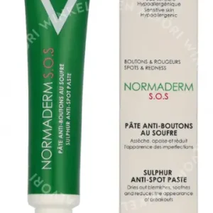 Vichy Normaderm S.O.S. Phytosolution Sulfur Anti-Spot Paste 20ml  fles en verpakking