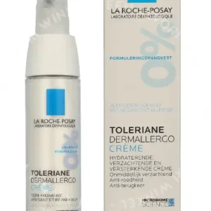 LRP Toleriane Dermallergo Day Cream 40ml Fragrance & Alcohol-Free fles en verpakking
