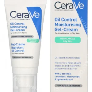 CeraVe Oil Control Moisturizing Gel Cream 52ml  fles en verpakking