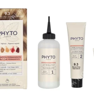 Phyto Phytocolor Permanent Color 112ml #9.3 Golden Very Light Blond fles en verpakking
