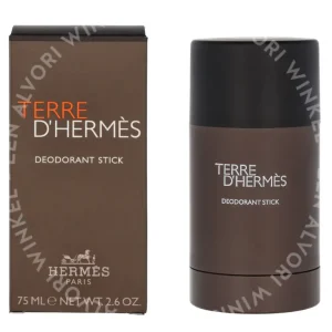 Hermes Terre D'Hermes Deo Stick 75ml Alcohol Free fles en verpakking