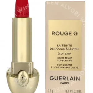 Guerlain Rouge G Satin Refill 3.5g #829 Le Fuchsia Profond fles en verpakking