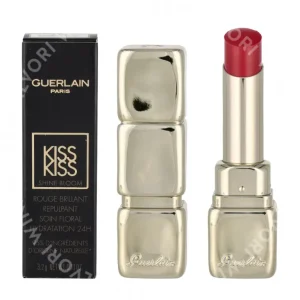 Guerlain Kiss Kiss Shine Bloom Lip Colour 3.2g #219 Eternal Rose fles en verpakking