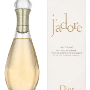 Dior J'Adore Dry Silky Body And Hair Oil 145ml  fles en verpakking
