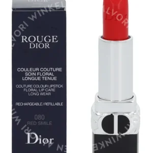 Dior Rouge Dior Couture Colour Lipstick - Refillable 3.5g #080 Red Smile fles en verpakking