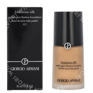 Armani Luminous Silk Foundation 30ml 6.5 Camel fles en verpakking