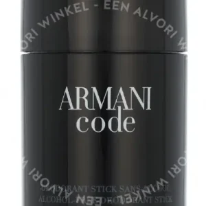 Armani Code Pour Homme Deo Stick 75g Alcohol-Free fles