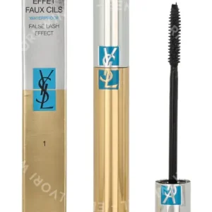 YSL Mascara Volume Effet Faux Cils Waterproof 6.9ml #1 Charcoal Black fles en verpakking