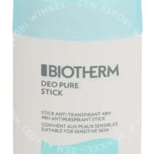 Biotherm Deo Pure Antiperspirant Stick 48H 40ml Alcohol Free - With Mineral Complex fles