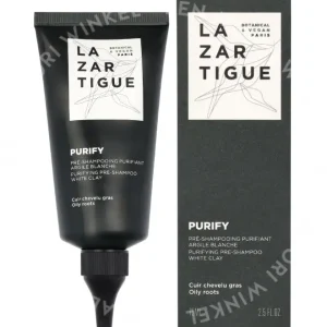 Lazartigue Purify Purifying Pre-Shampoo White Clay 75ml  fles en verpakking