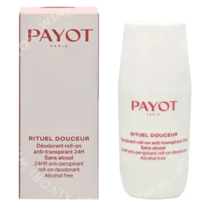 Payot 24-Hour Anti-Perspirant Roll-On 75ml Alcohol-Free fles en verpakking