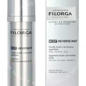 Filorga NCEF-Reverse Mat Supreme Multi-Cor. Fluid Wrinkles Firmness Radiance - Combination Skin 50ml  fles en verpakking