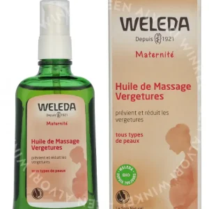 Weleda Stretch Marks Massage Oil 200ml  fles en verpakking