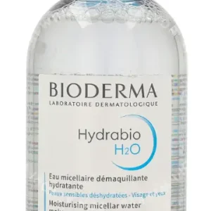 Bioderma Hydrabio H2O Moisturing Micellar Water Dehydrated Sensitive Skin-Face And Eyes 250ml  verpakking