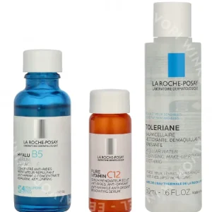 LRP Hyalu B5 Serum Set 90ml Hyalu B5 Supercharged Serum 30ml/Mini Pure Vit C12 Serum 10ml/Mini Micellar Water 50ml fles