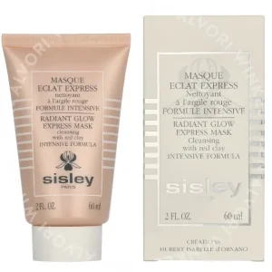 Sisley Radiant Glow Express Mask With Red Clay 60ml  fles en verpakking