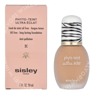 Sisley Phyto-Teint Ultra Eclat Oil Free Long Lasting Found. 30ml #2C Soft Beige fles en verpakking