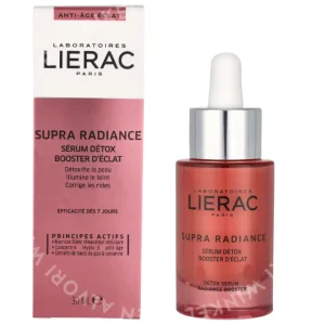 Lierac Supra Radiance Serum Detox 30ml  fles en verpakking
