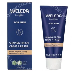 Weleda Men Shaving Cream 75g All Skin Types fles en verpakking