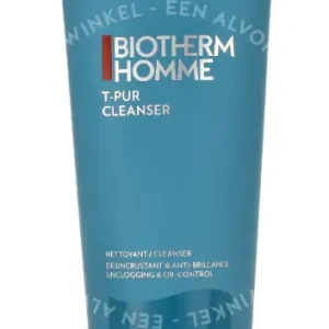 Biotherm Homme T-Pur Anti Oil & Shine Cleanser Clay-Like Unclogging Purifying - Anti Impurities 125ml  verpakking