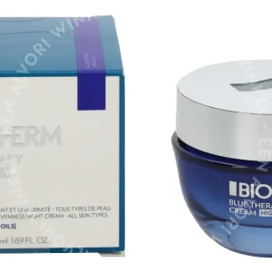Biotherm Blue Therapy Night Cream 50ml All Skin Types fles en verpakking