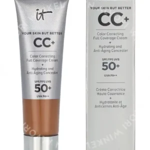 IT Cosmetics CC+ Color Corr. Full Coverage Cream SPF50 32ml Rich Honey fles en verpakking