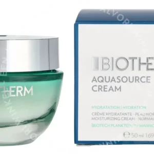 Biotherm Aquasource Cream 50ml Normal/Combination Skin fles en verpakking