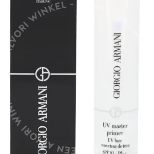 Armani UV Master Primer SPF30 30ml Mauve fles en verpakking