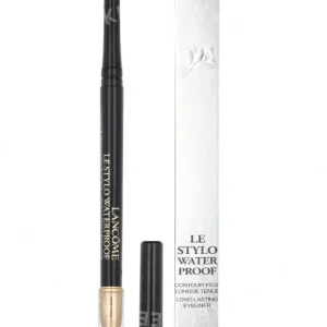 Lancome Le Stylo Waterproof Eye Pencil 0.35g #02 Intense Black fles en verpakking