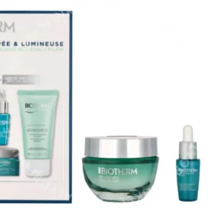 Biotherm Aquasource Routine Hyalu Plump Gel Set 112ml Hyalu Plump Gel 50ml/Plankton Elixir 7ml/Cleansing Foam 50ml/Eye Cream 5ml fles en verpakking