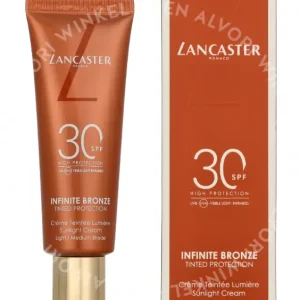 Lancaster Infinite Bronze Sunlight Cream SPF30 50ml Light/Medium fles en verpakking