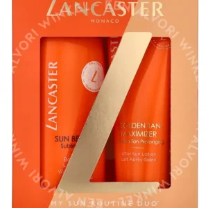 Lancaster My Sun Routine Duo SPF50 Kit 300ml Sun Beauty Body Milk SPF50 175 ml/Golden Tan Maximizer 125 ml verpakking