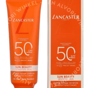 Lancaster Sun Beauty Face Cream SPF50 50ml  fles en verpakking