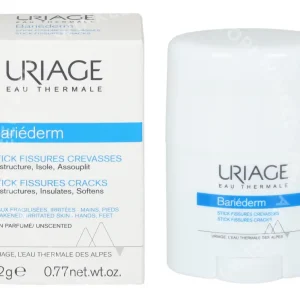 Uriage Bariederm Fissures Stick 22g  fles en verpakking