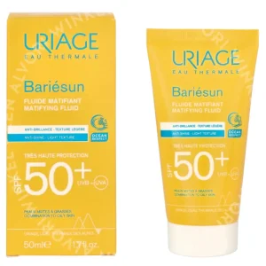 Uriage Bariesun Mat Fluid SPF50+ 50ml  fles en verpakking