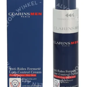Clarins Men Line-Control Cream 50ml Dry Skin fles en verpakking