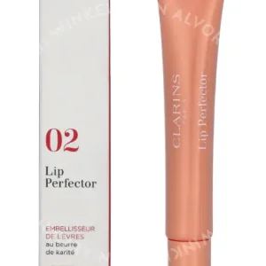 Clarins Natural Lip Perfector 12ml #02 Apricot Shimmer fles en verpakking