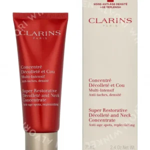 Clarins Super Restorative Decollete & Neck Concentrate 75ml  fles en verpakking