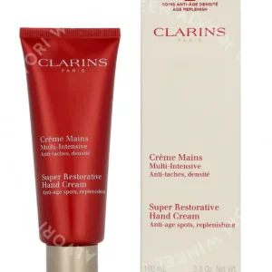 Clarins Super Restorative Hand Cream 100ml  fles en verpakking