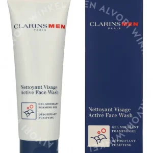 Clarins Men Face Wash Foaming Gel 125ml  fles en verpakking