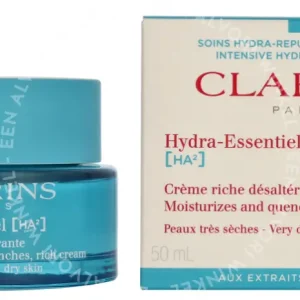 Clarins Hydra-Essentiel Rich Cream 50ml Very Dry Skin fles en verpakking