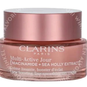 Clarins Multi-Active Jour Day Cream All Skin Types [Niacinamide + Sea Holly Extract] 50ml  fles