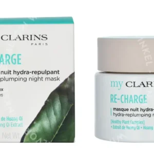 Clarins Re-Charge Hydra-Replumping Night Mask 50ml All Skin Types fles en verpakking