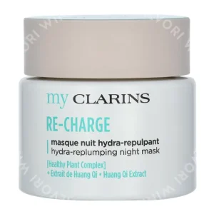 Clarins Re-Charge Hydra-Replumping Night Mask 50ml All Skin Types fles