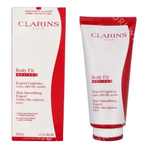 Clarins Body Fit Active Skin Smoothing Expert 200ml  fles en verpakking
