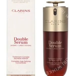 Clarins Double Serum Hydric + Lipidic System 75ml  fles en verpakking